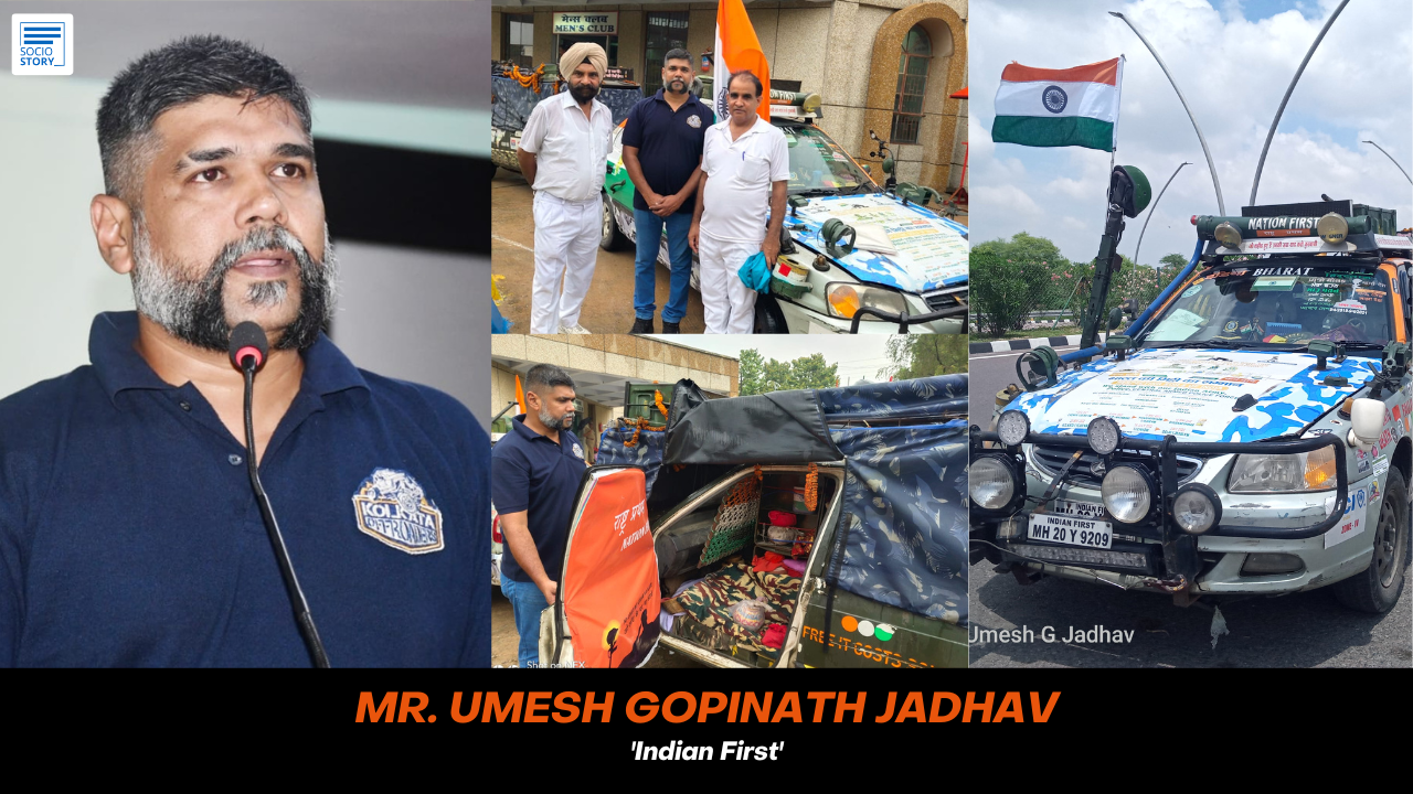 On a mission to spread Patriotism, Umesh Jadhav has