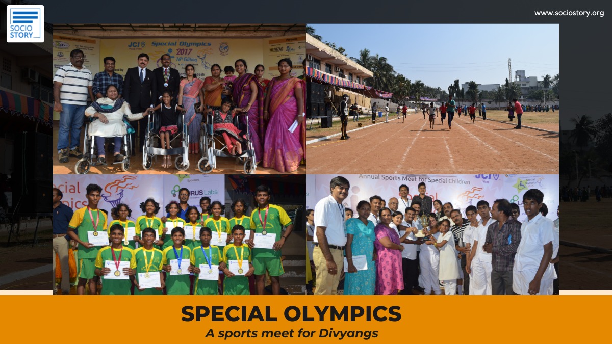 Special Olympics- An event which brings together children with